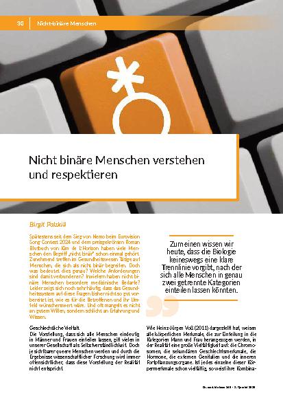 [doc_349689] Nicht binäre Menschen verstehen und respektieren