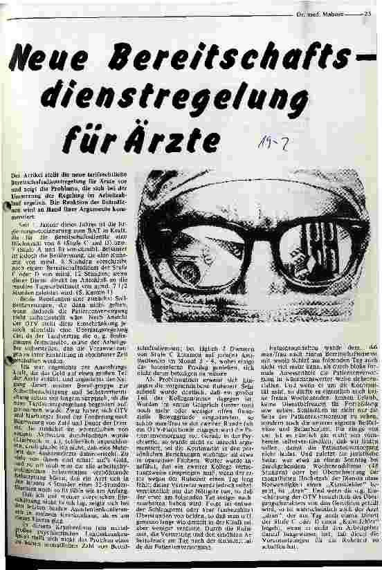 [doc_10575] Neue Bereitschaftsdienstregelung für Ärzte